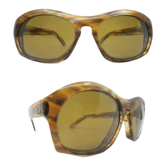 Vintage 1970’s CEMO Sunglasses, Keyhole bridge, M… - image 1