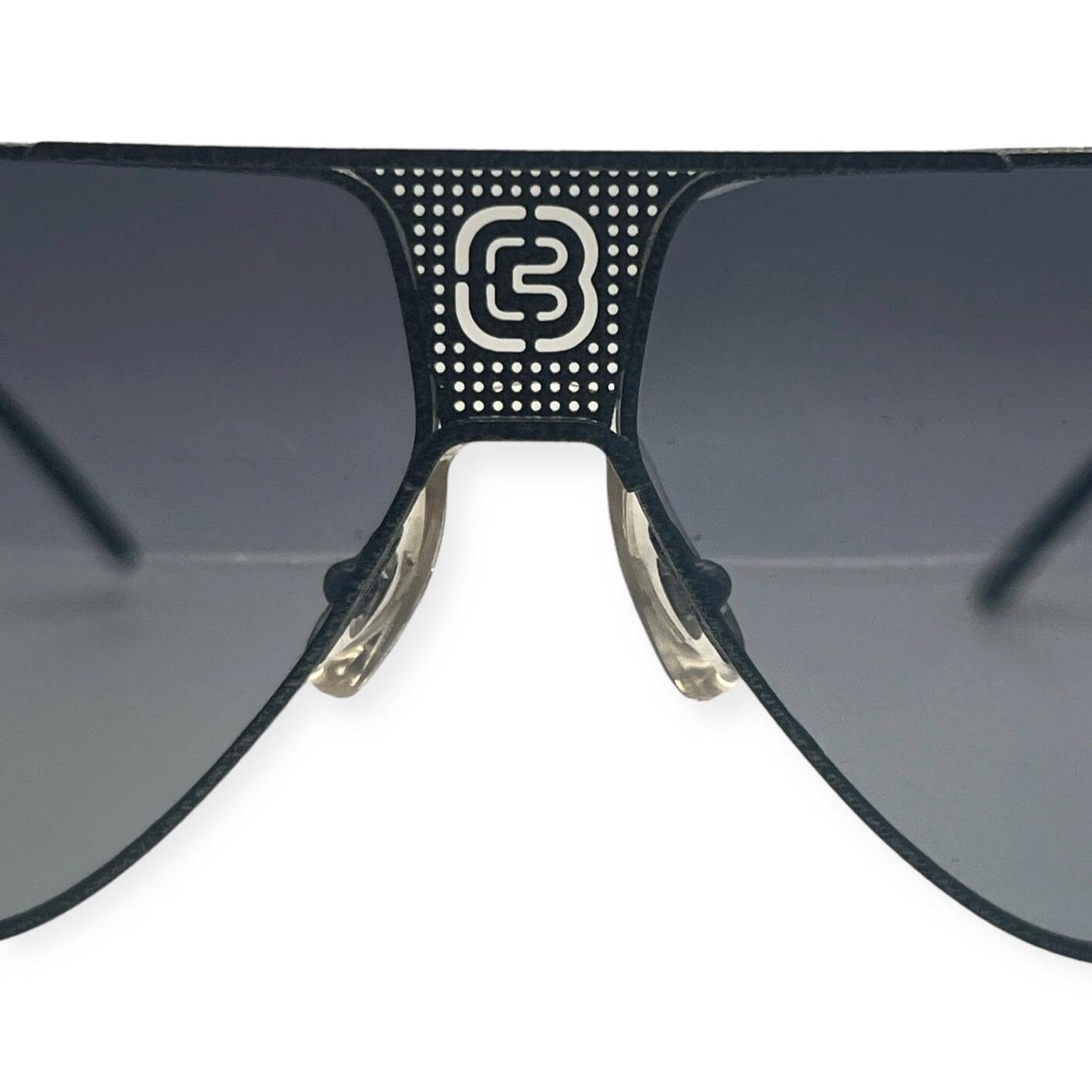 CEBE France Bijoux Metal Aviator Sunglasses, Gunmetal Black  display picture 1