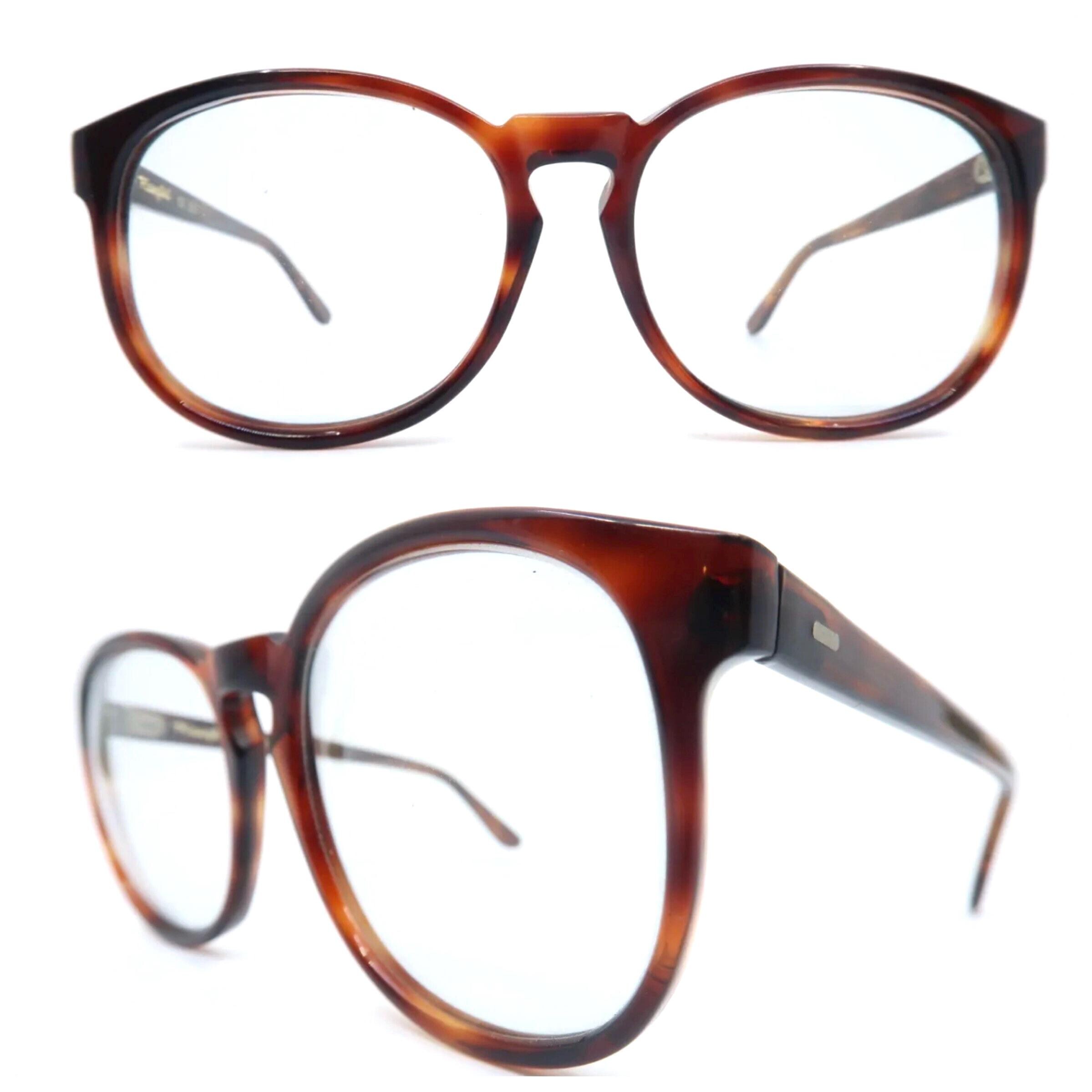 Lunettes De Soleil Vintage PLAYGIRL Années 70/80 - Marron Translucide Oversize En Acétate | Style Rétro