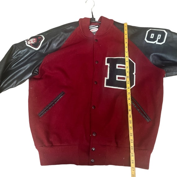 1995 Oversized Letterman Jacket Varsity Jacket Year Gem