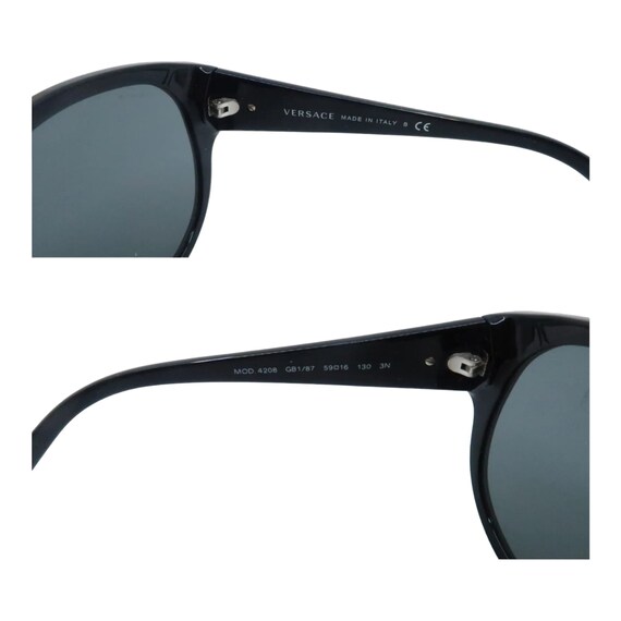 Versace Oversized Black Sunglasses with Medusa Logo, Mod 4208, New,Made in Italy Amazon.com: Versace Women main image 3