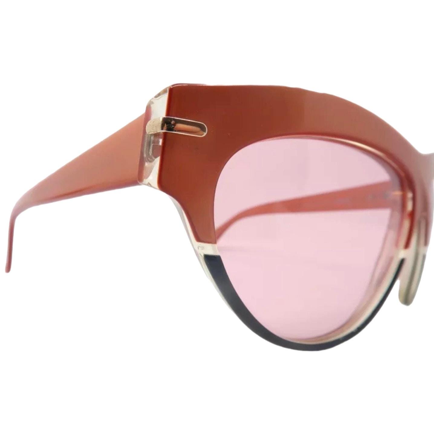 1980’s Silhouette Austria Colorblock Sunglasses, Angular Sunglasses, Mod 3062 Silhouette - MOD 3002 COL 540 Vintage 80s Sunglasses – Ed  main image 4