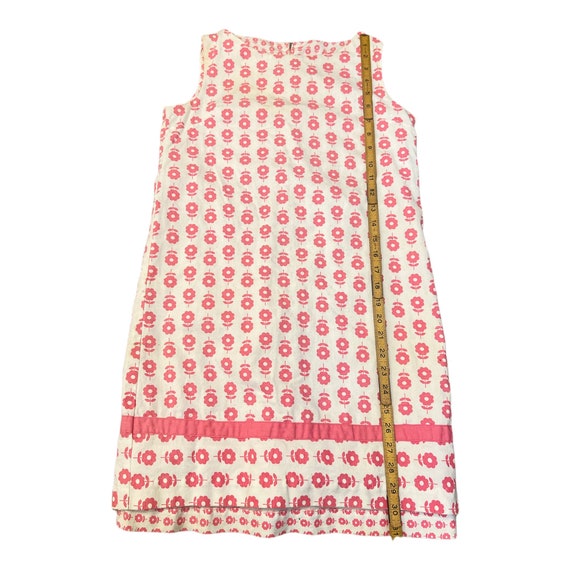1960’s Mod Pink Reversable Mini Dress, Shift Dres… - image 9