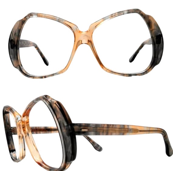 Vintage 1970’s Oversized Sunglasses Frames, Made … - image 1