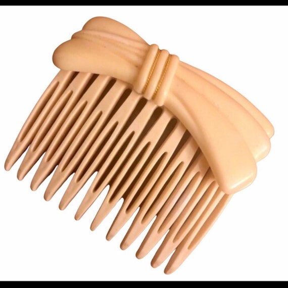 Vintage Hair Comb by Alexandre de Paris, Cream, Al