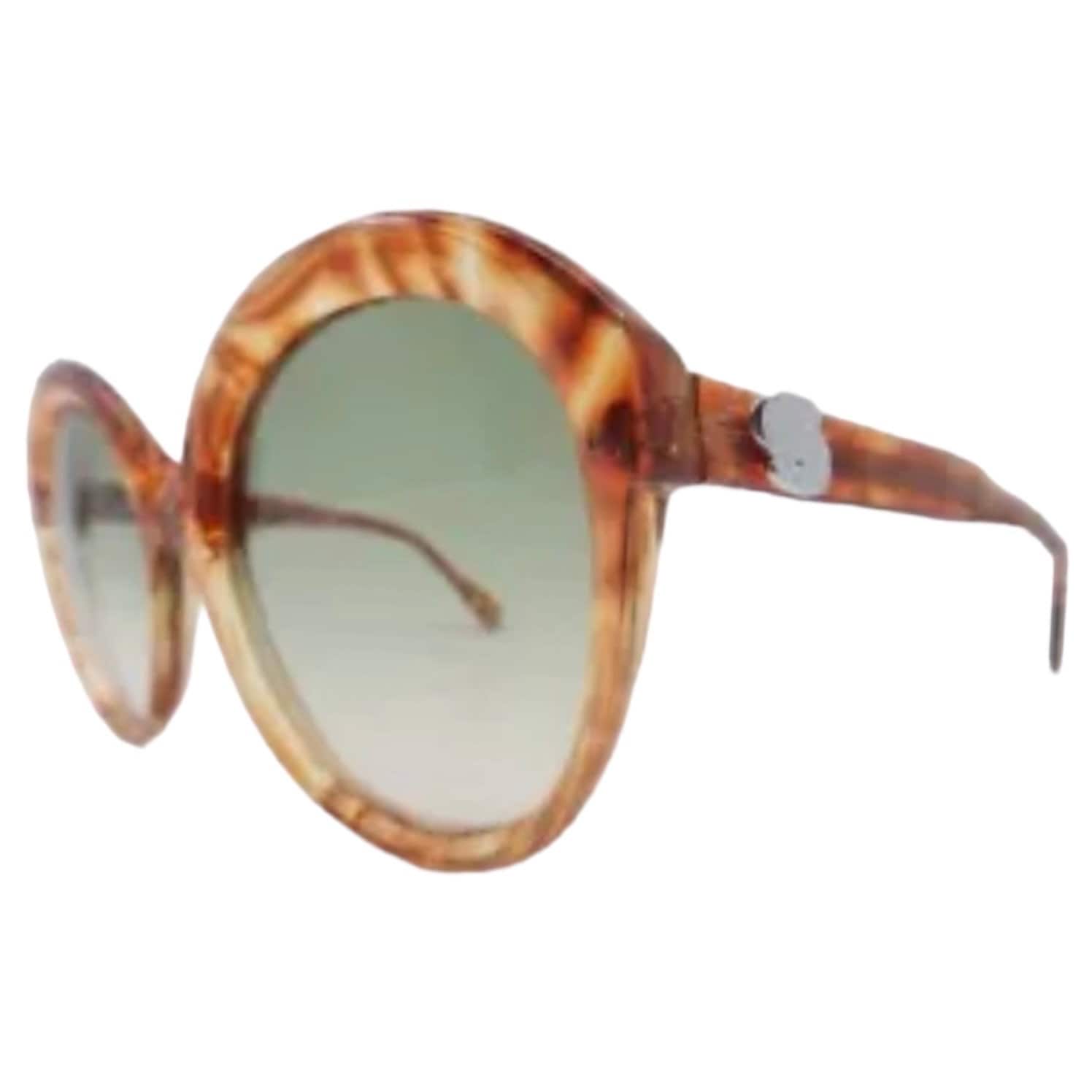Rare 1970’s Oversized Silhouette Sunglasses, Model 76, Made in Austria‎ Vintage SILHOUETTE Oversize Sunglasses 70s Metal Frame Blue  main image 3
