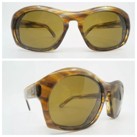 Vintage 1970’s CEMO Sunglasses, Keyhole bridge, M… - image 2