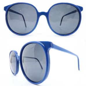 Vintage Anglo American Eyewear Sunglasses, Blue, Made in England