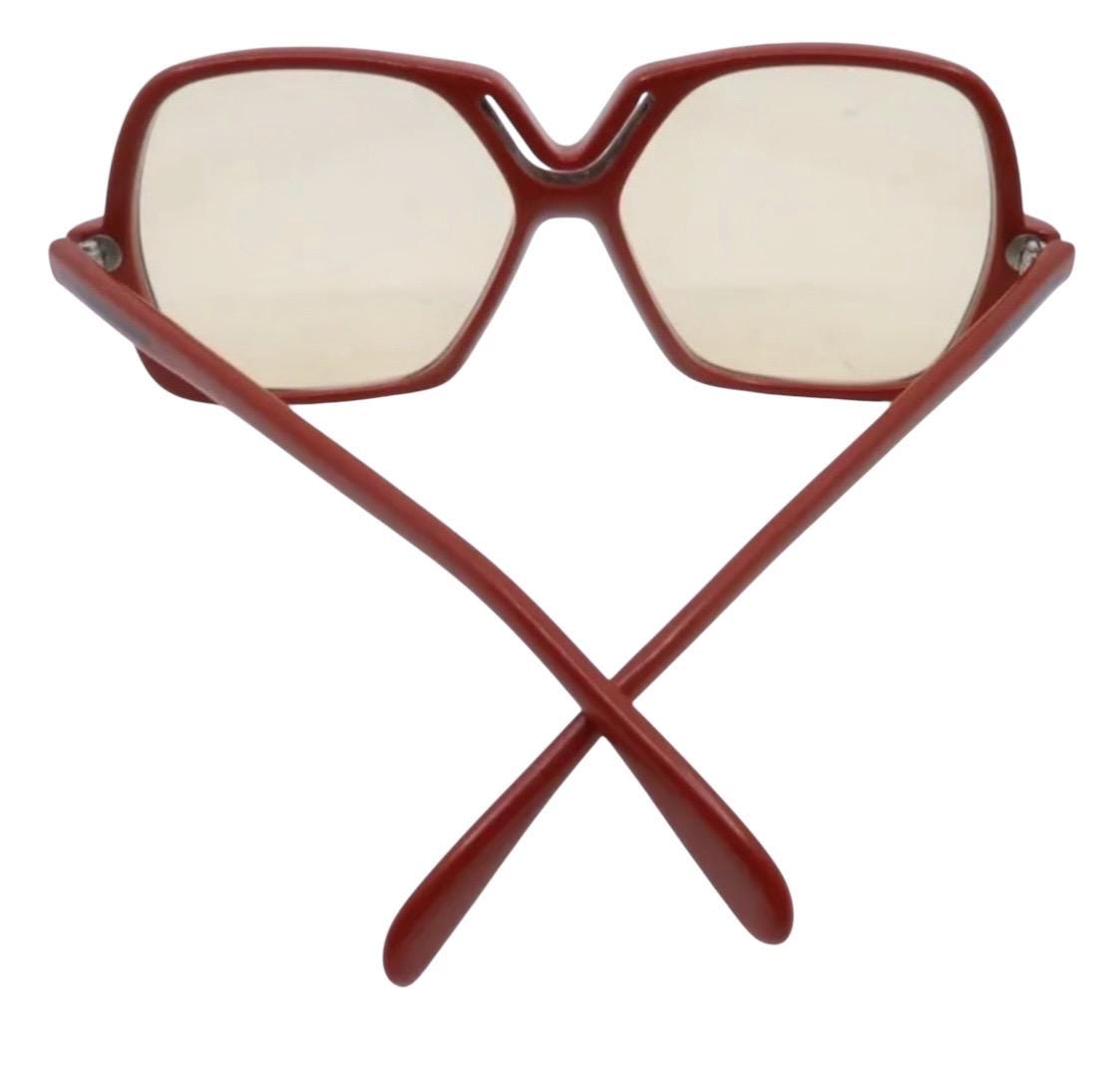 Vintage 1970s Silhouette Sunglasses with Cutouts, Oversized,  Made in Austria 1970 main image 3