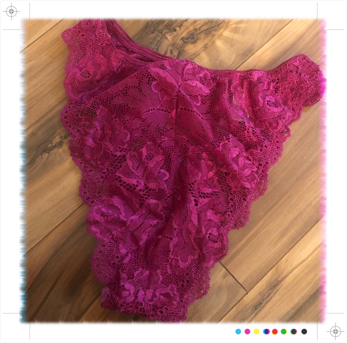 Vintage High Cut Lace Panties BY Naori Made in Italy Med Etsy