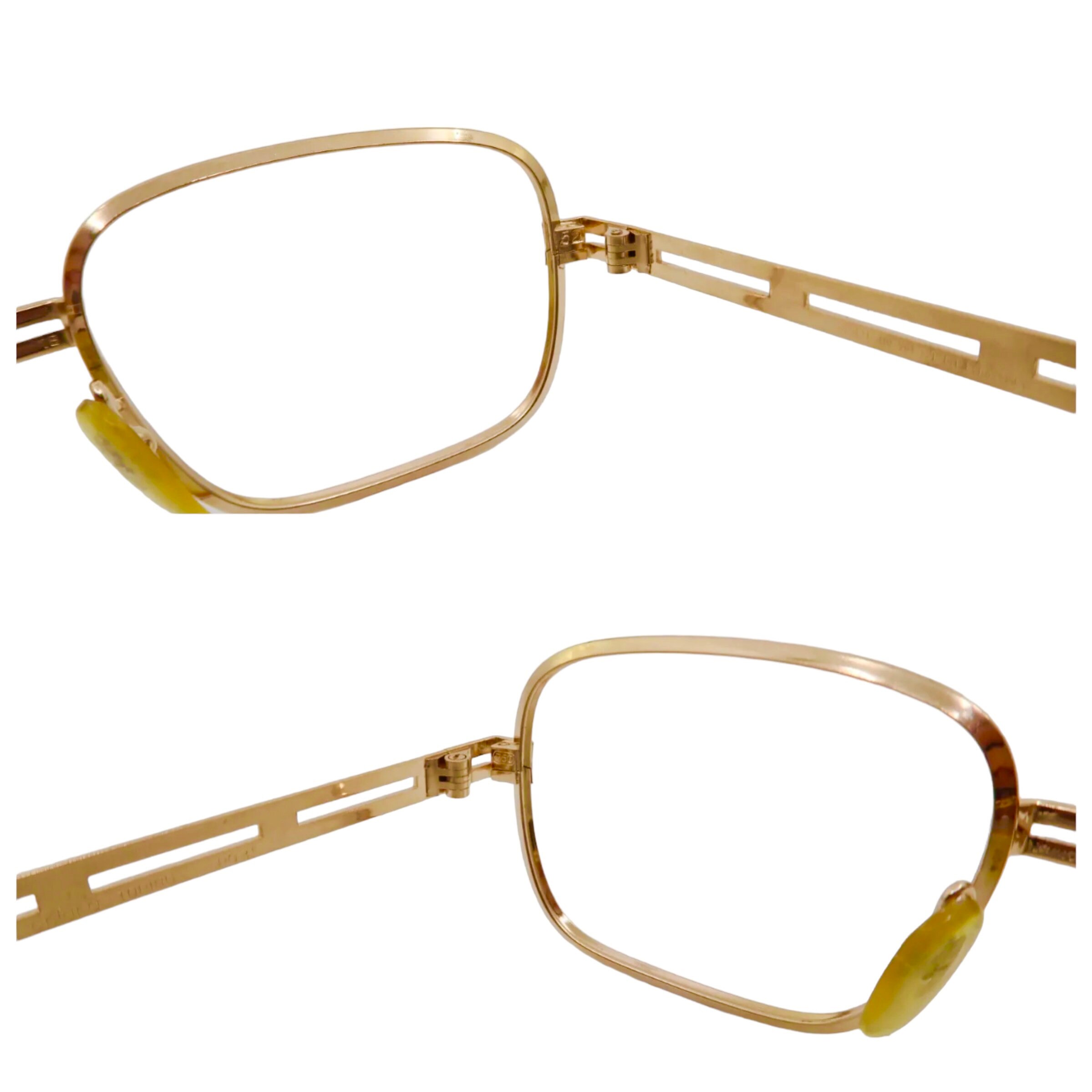 1950’s Vintage Gold Filled Optura Eyeglasses Frames,Made in West Germany, Unisex Optometrist Attic - OPTURA JOHN GOLD VINTAGE METAL EYEGLASSES main image 2