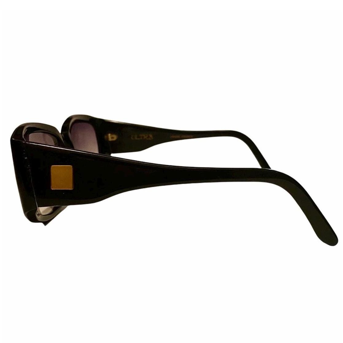 Vintage Ultra France Lido Sunglasses‎ in Black, 1980’s Vintage Sunglasses Vintage Sunglasses 1980s Frames Made in Taiwan Nylon Frame  main image 4