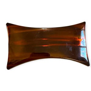 1970’s Extra Large French Hair Clip for Updo’s , Translucent Brown, Deadstock, 1970’s French Hair Barrette