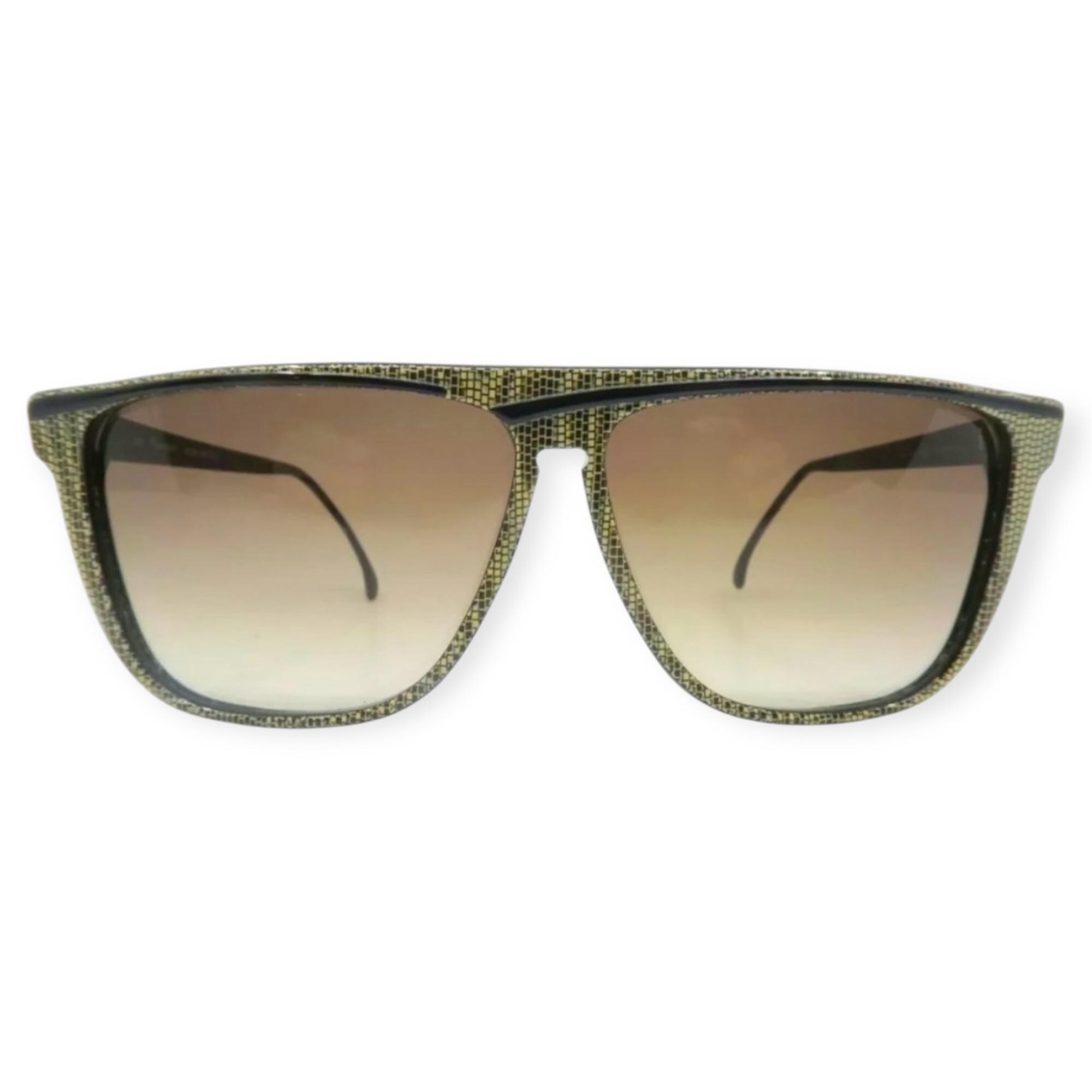 1980s Marcolin Italian Angular Sunglasses, Model DOMINA  display picture 2