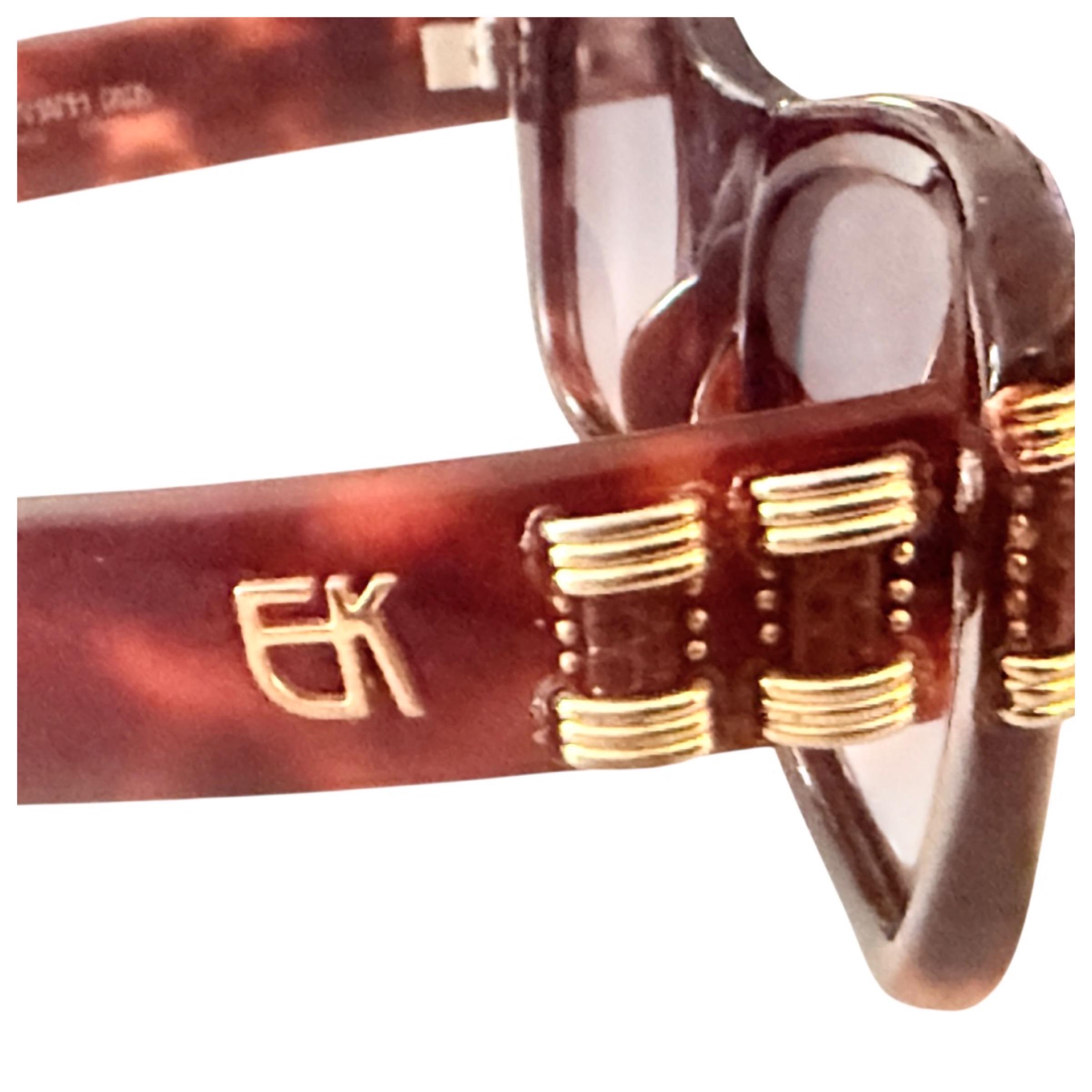 Emmanuele Khanh 119 Sunglasses in Genuine Lizard Color  display picture 3