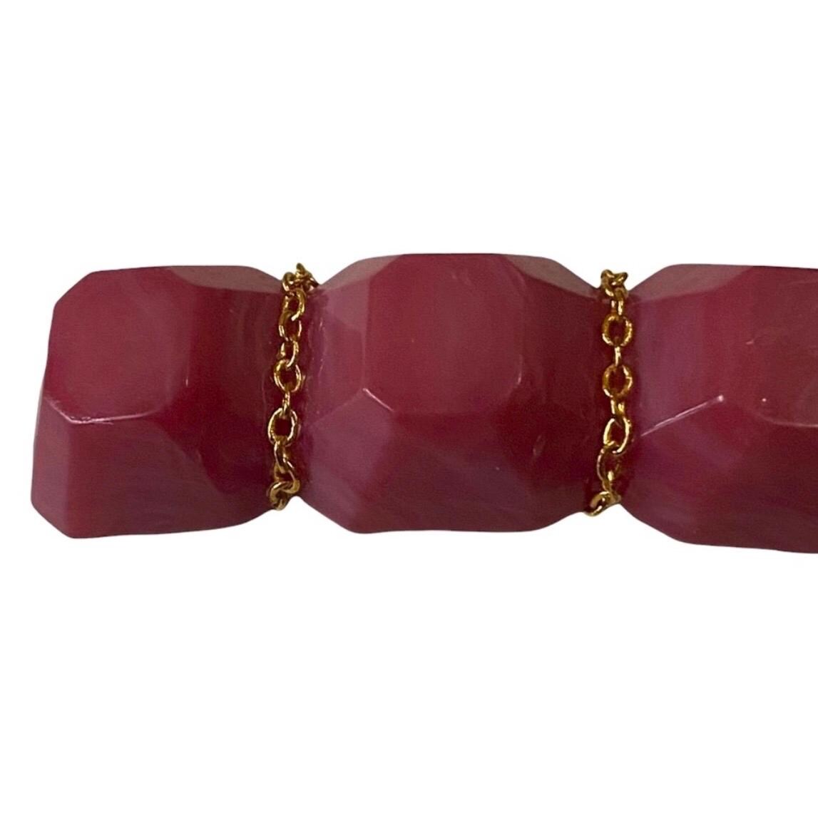 Alexandre de Paris 1980’s French Barrette in Pinkish‎ Purple Gold, Made in Paris ICCM-15571-04A22Q.jpg?v=  main image 4