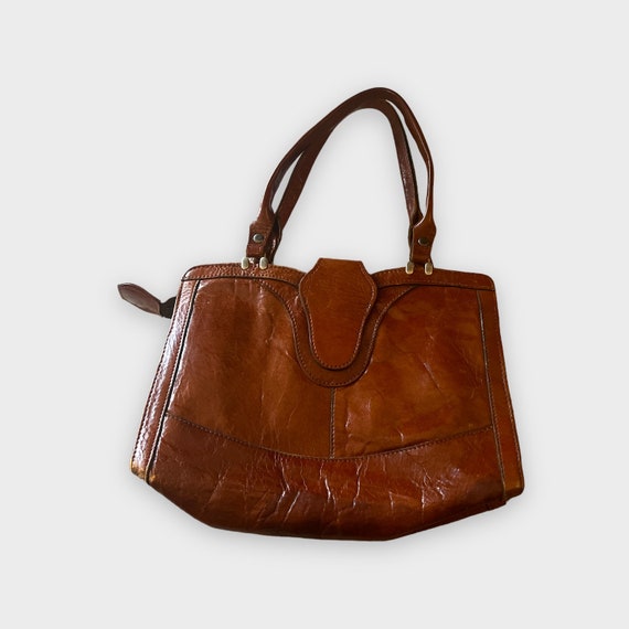 1970’s Italian Leather Purse by Lady Anna, Brown - image 4