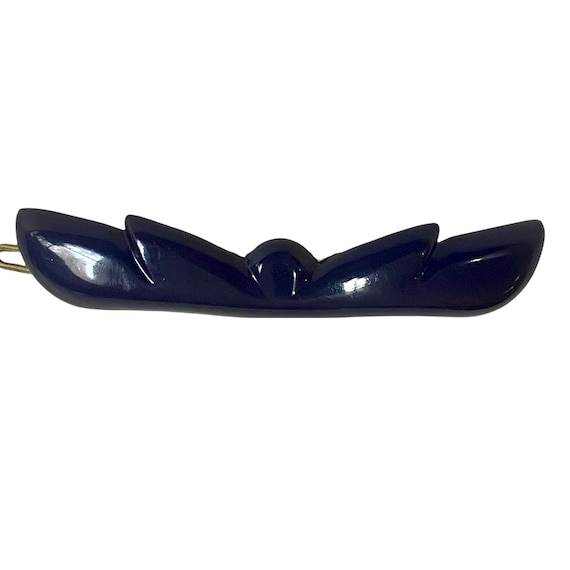 1970’s Gorgeous Blue French Barrette, Deadstock