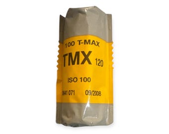 Kodak 100 T-Max 120 Expired Film ISO 100, Black and White Film, Medium Format Film, Exp 2008 & 2009, Price is  for One Roll