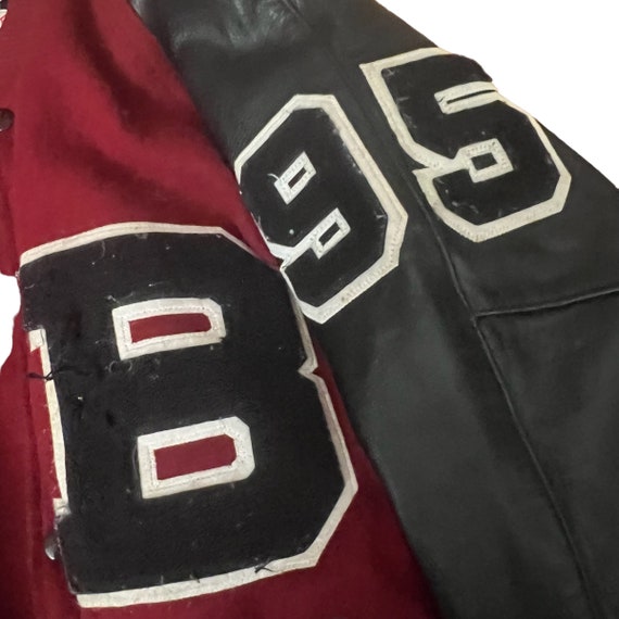 1995 Oversized Letterman Jacket Varsity Jacket Year Gem