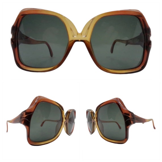 1970’s Corra Optyl Sunglasses, Large, Acetate 1970