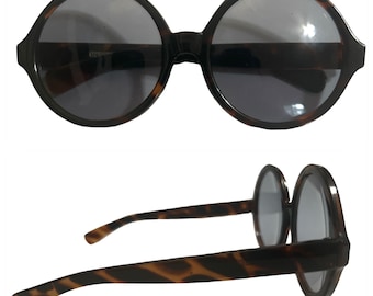 SOLFLEX Italy Mod 1960’s Round Sunglasses, Tortoiseshell, Deadstock