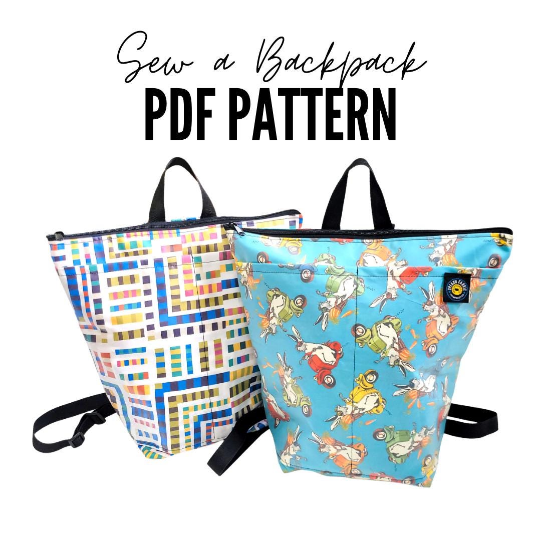 Backpack Pattern Pdf Free Backpack Sewing Pattern PDF - Digital Download - Etsy