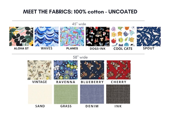 Cotton Denim Pattern Fabric - Etsy 
