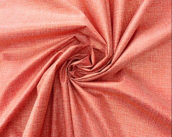 LAMINATED Cotton » Peach Fabric » Peach Pattern Fabric | Oil Cloth By The 1/2 Yard |  Yardage | Eco-Friendly Fabric
