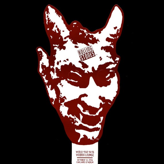 The Rolling Stones - 1994 Voodoo Lounge Tour Mask - Etsy