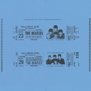The Beatles Original Artwork for The Beatles &#39;Hollywood Bowl&#39; LP