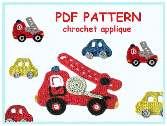 Pattern Crochet Appliques | Etsy