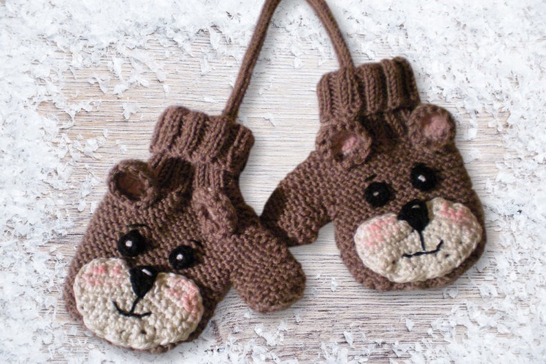 Knitting Tutorial Baby and Toddler gloves Pattern Etsy