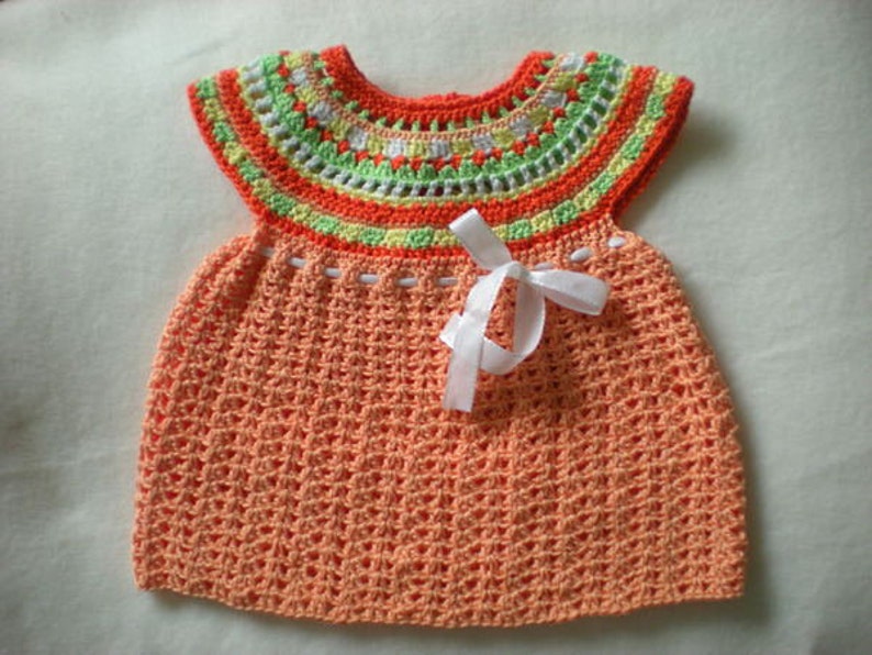 Crochet Tutorial Baby Dress image 3