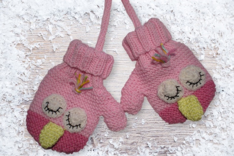 Knitting Tutorial Baby and Toddler gloves Pattern Etsy