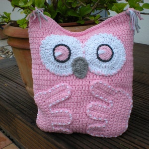 Owl Pillow Cushion Crochet Pattern image 4