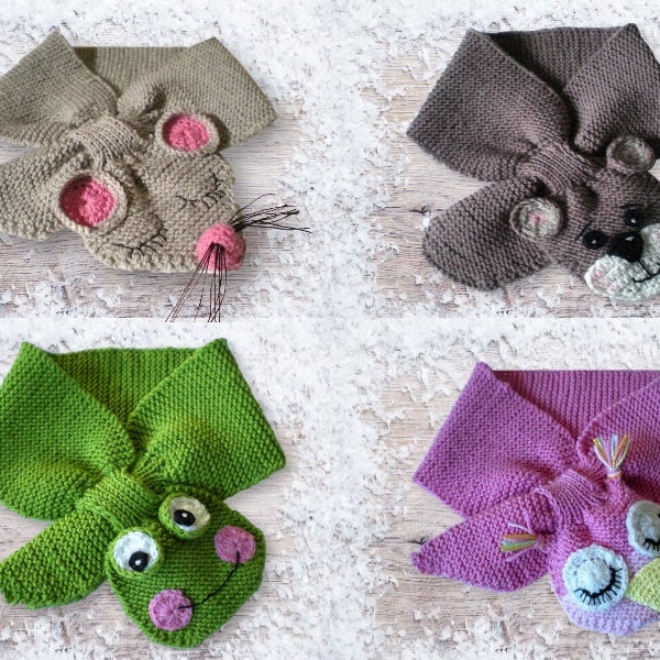 Tutoriel de tricot Modèle d'écharpe pour bébé et tout-petit