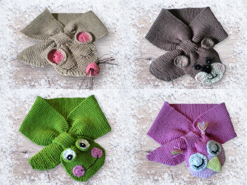 Knitting Tutorial Baby and Toddler Scarf Pattern Etsy