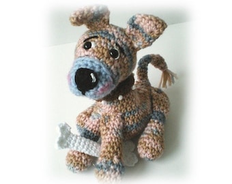 Patron Chrochet chien, chiot, Tutoriel amigurumi chien