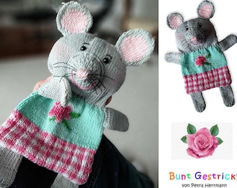 Baby Comforter mouse- Knitting pattern