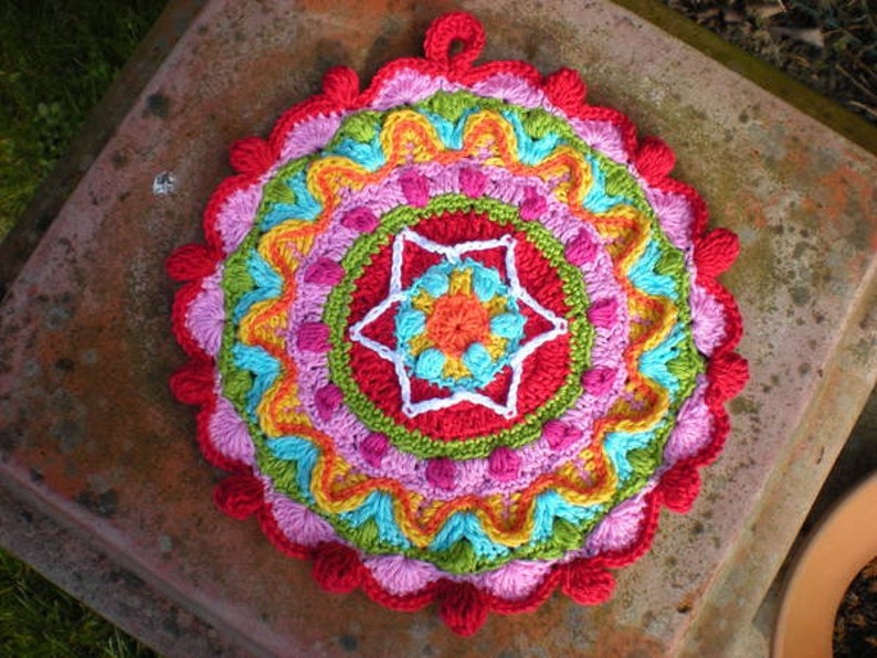 potholder crochet pattern