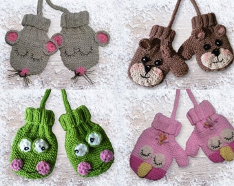 Knitting Tutorial Baby and Toddler gloves Pattern
