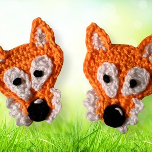 Fox Applique - PDF Crochet Pattern