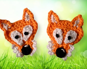 Fox Applique - PDF Crochet Pattern