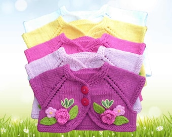 Knitting Tutorial Bolero 5 Sizes