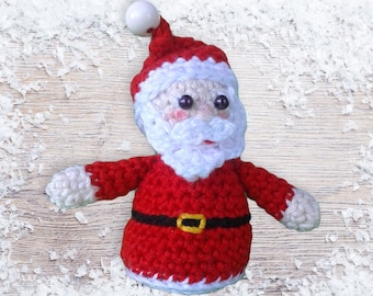 Pattern - Crochet Pattern - Amigurumi Santa Claus Pattern, Crocheted Santa Pattern, Christmas Gifts, Christmas ornaments, Tutorial