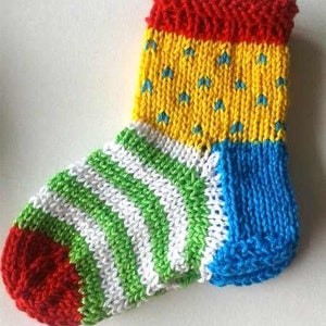 Baby KNITTING PATTERN Baby socks 4 sizes image 5