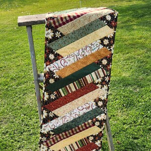 All That Glitters Is Gold Christmas Holiday Tablerunner Handmade Christmas Winter Table Decor