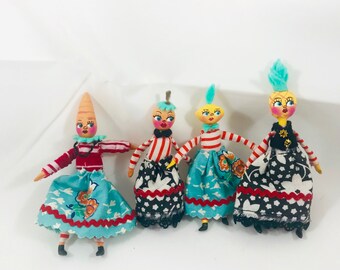 fruit head dolls