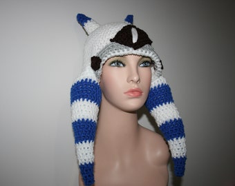 Colour Red Alien Any size Jar Jar Binks Star Wars /'Inspired/' Crochet Beanie Hat